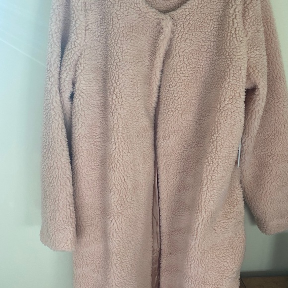 FEVER faux fur blush pink peacoat - Picture 6 of 9